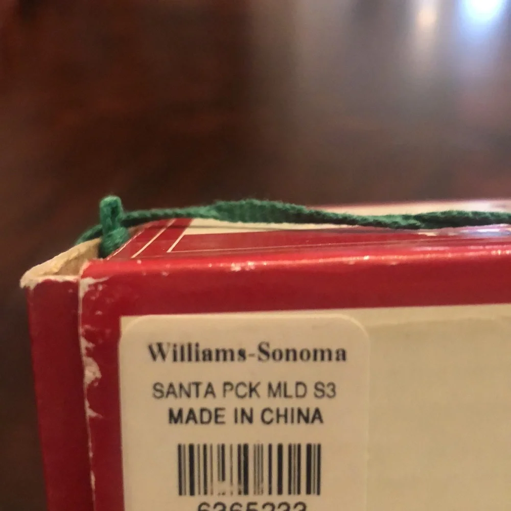 Williams-Sonoma l 3 Nonstick Christmas Pancake Molds Santa Sleigh Stocking